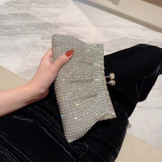 Luxury Rhinestone Dinner Clutch(Silver)