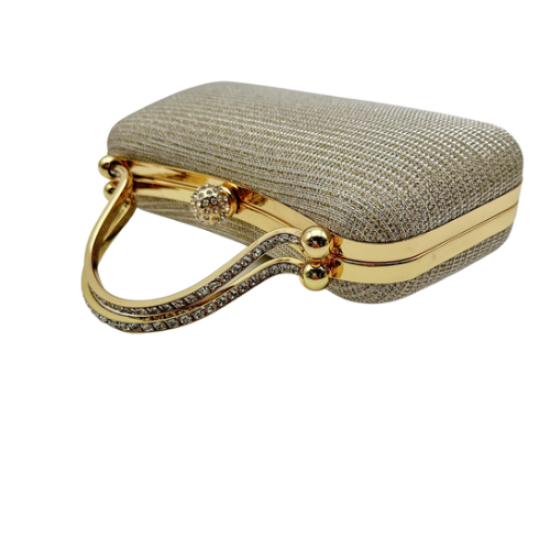 New Double Ring Dinner Diamond Clutch