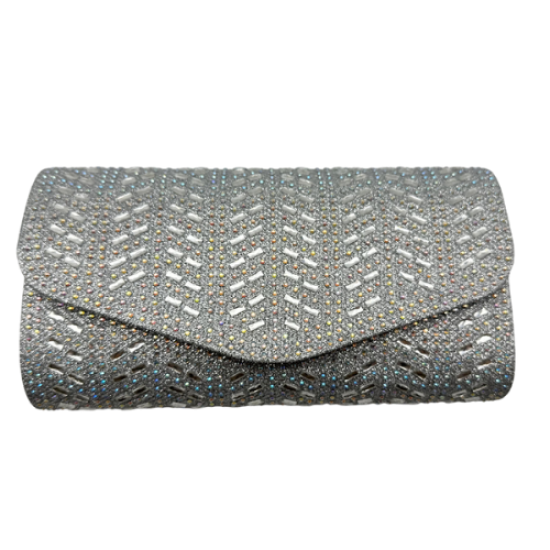 Rhinestone Dinner Chain Clutch