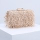 Apricot Tassel Evening Bag