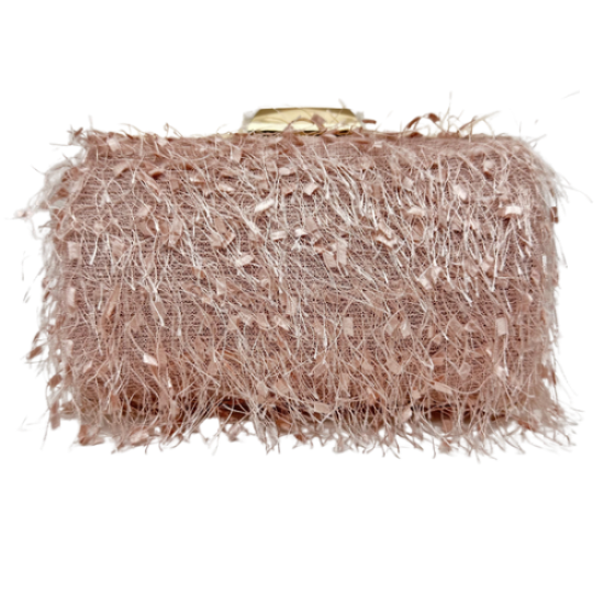 Pink Tassel Evening Bag