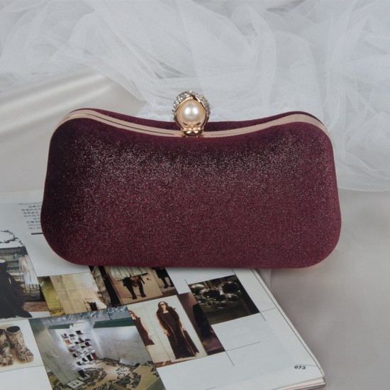  Vintage velvet clutch