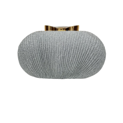 Pleated Butterfly Goose Egg Dinner Bag